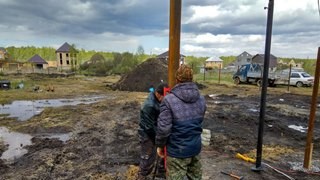 Заказать монтаж винтовых свай в Лиски - цена под ключ с доставкой от 1853 шт