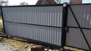 Купить сваи для ворот в Лиски. Заказать ворота на сваях под ключ от 21616 руб
